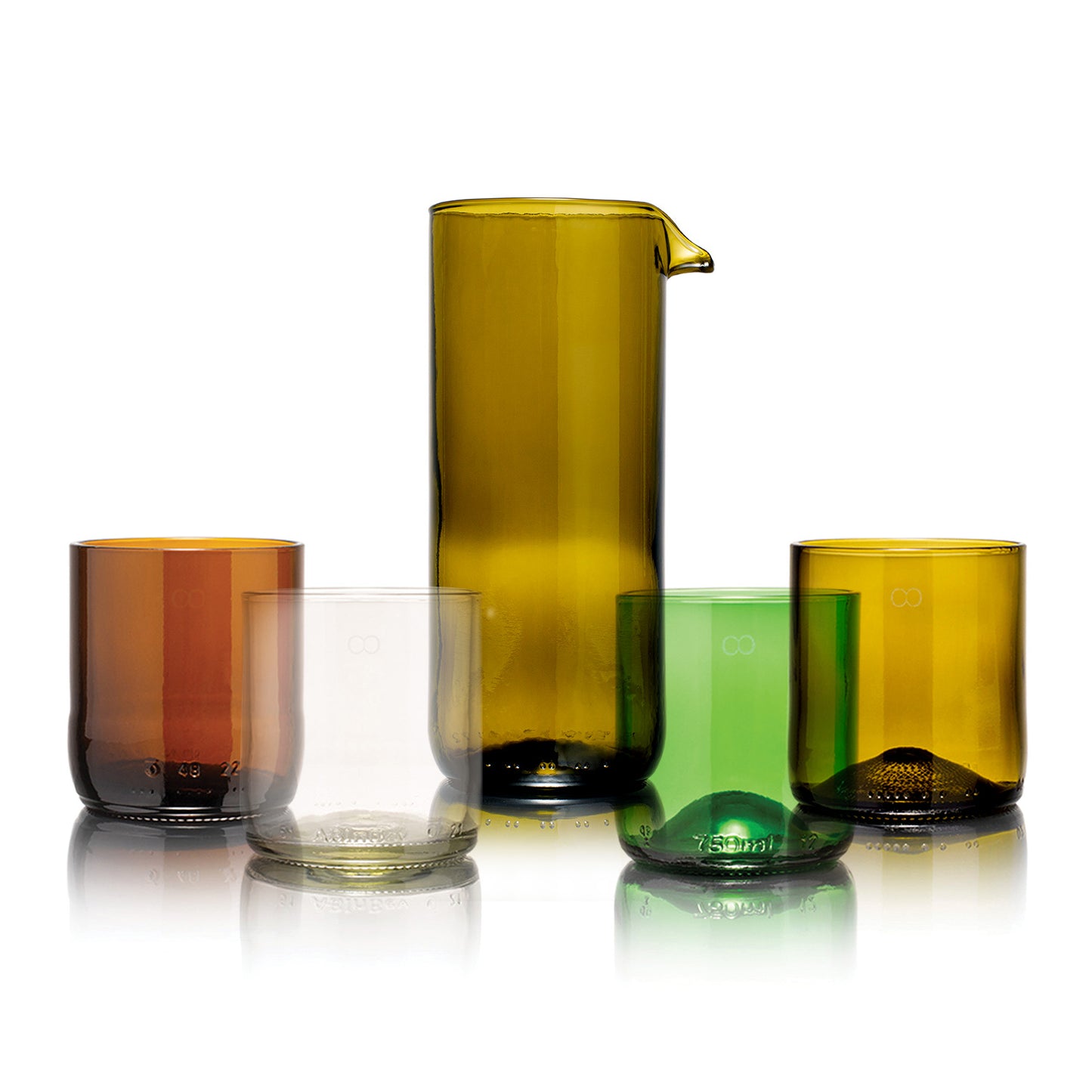 Karaf & 4 Short Tumblers