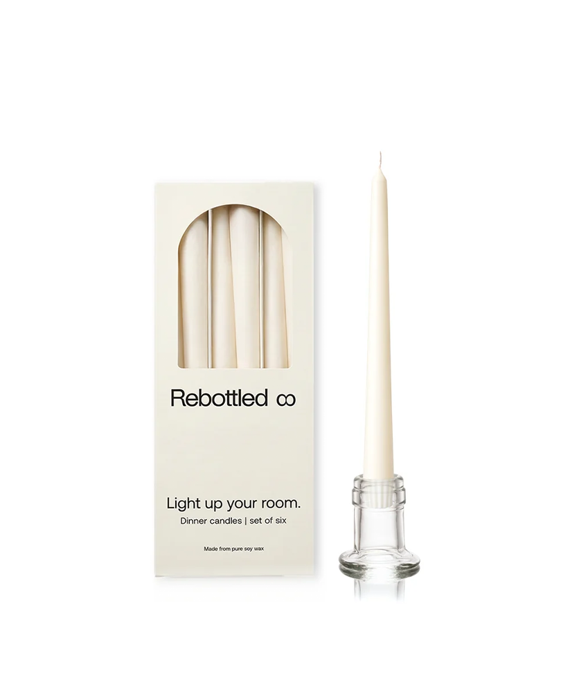 Candleholder N°1 & Bottle Candles 6-pack