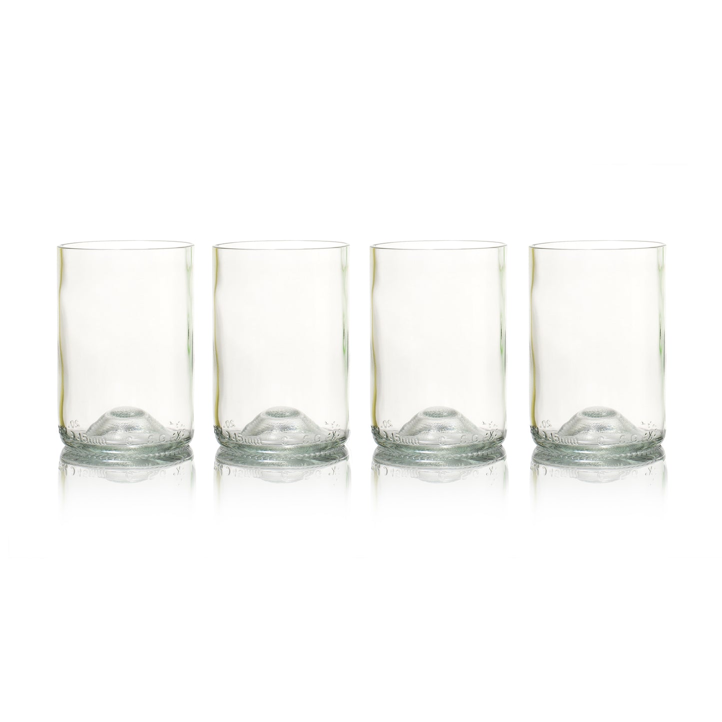 Rebottled sustainable glassware