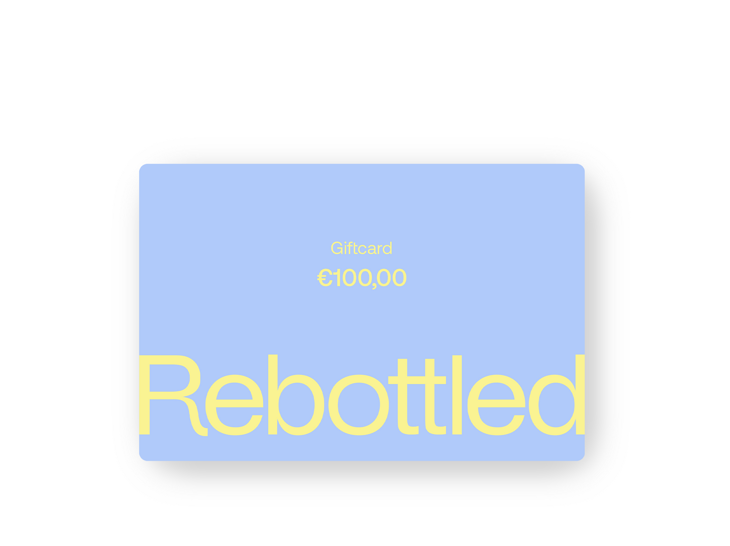 Rebottled gift card