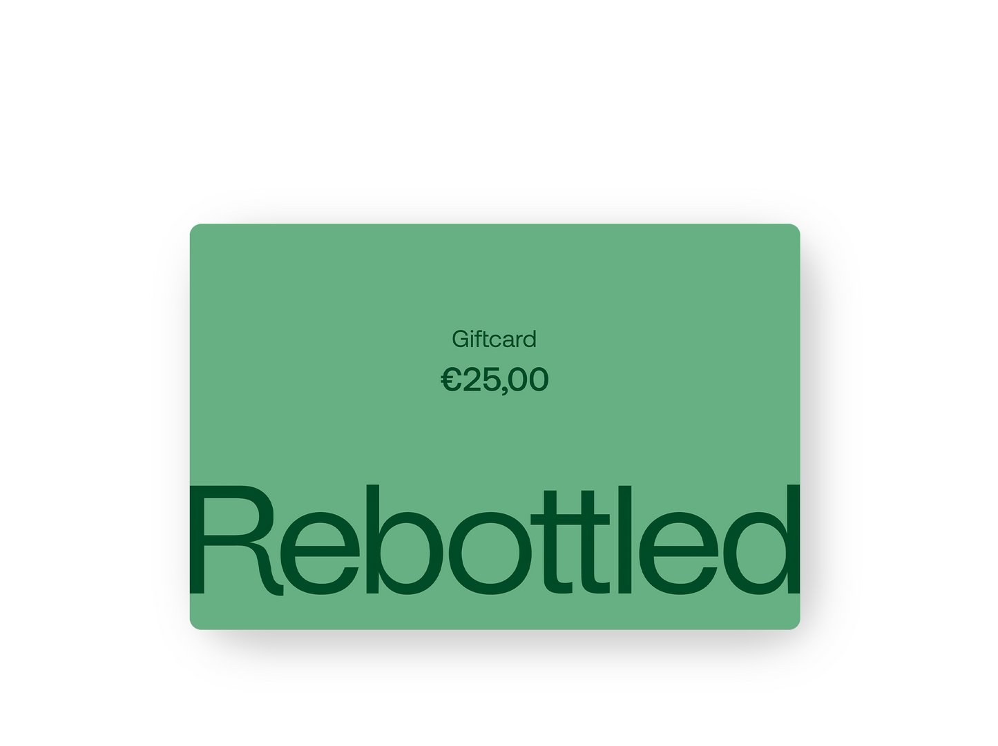 Rebottled gift card