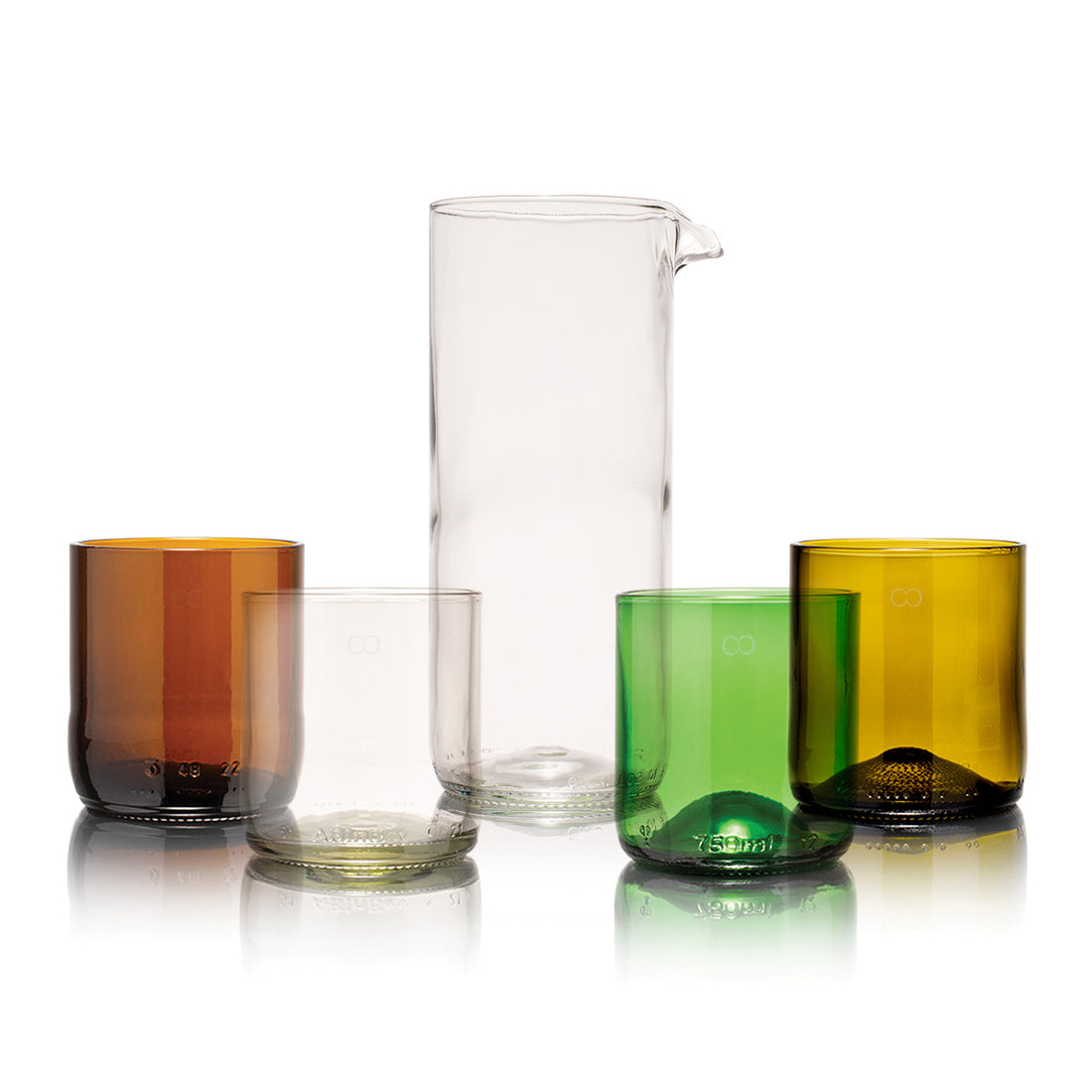 Carafe & 4 Short Tumblers set – Rebottled