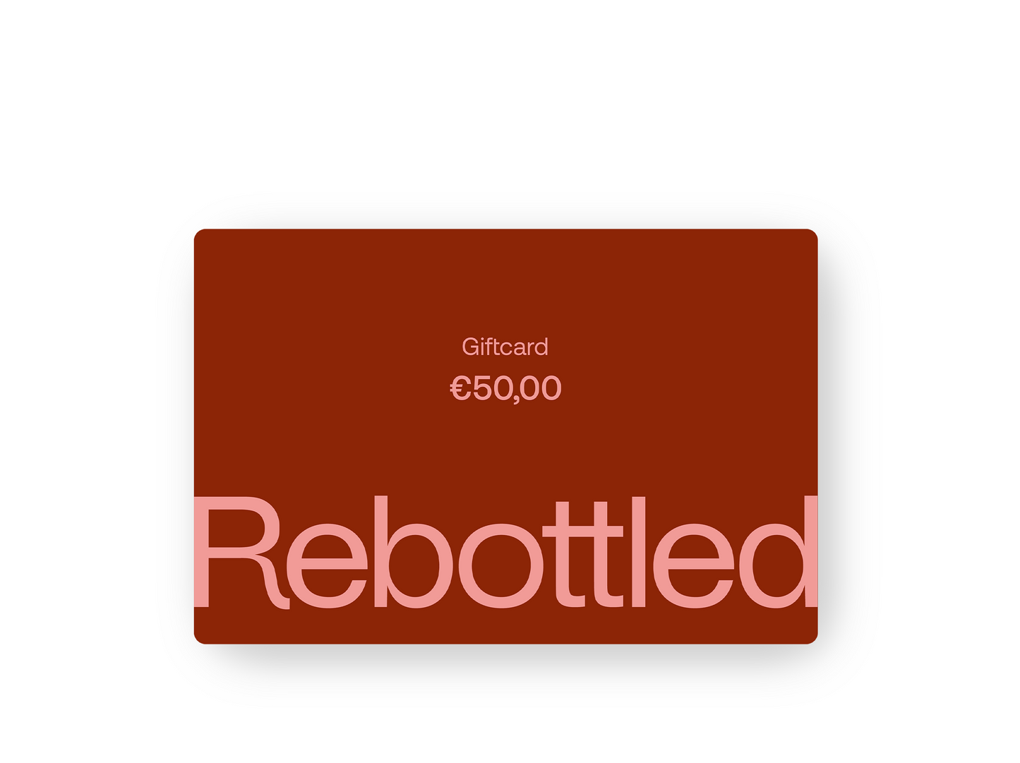 Rebottled gift card