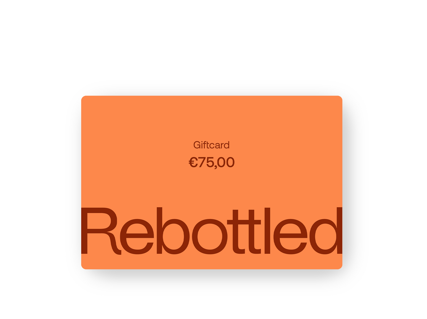 Rebottled gift card