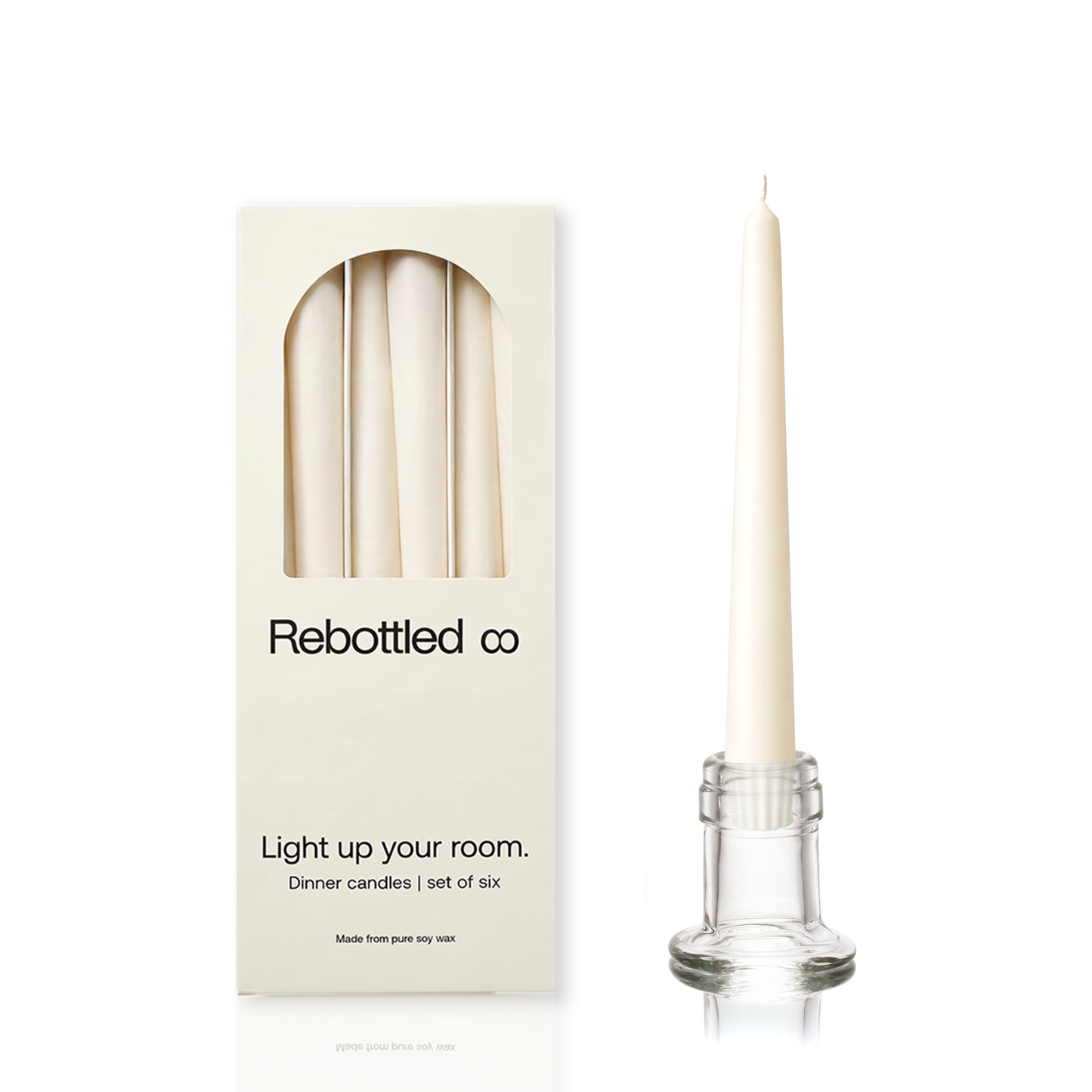 Candleholder N°1 & 6 Dinner Candles