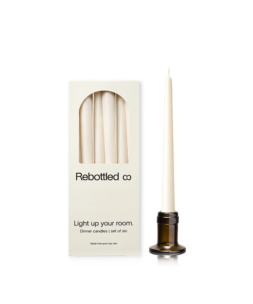 Candleholder N°1 & Bottle Candles 6-pack
