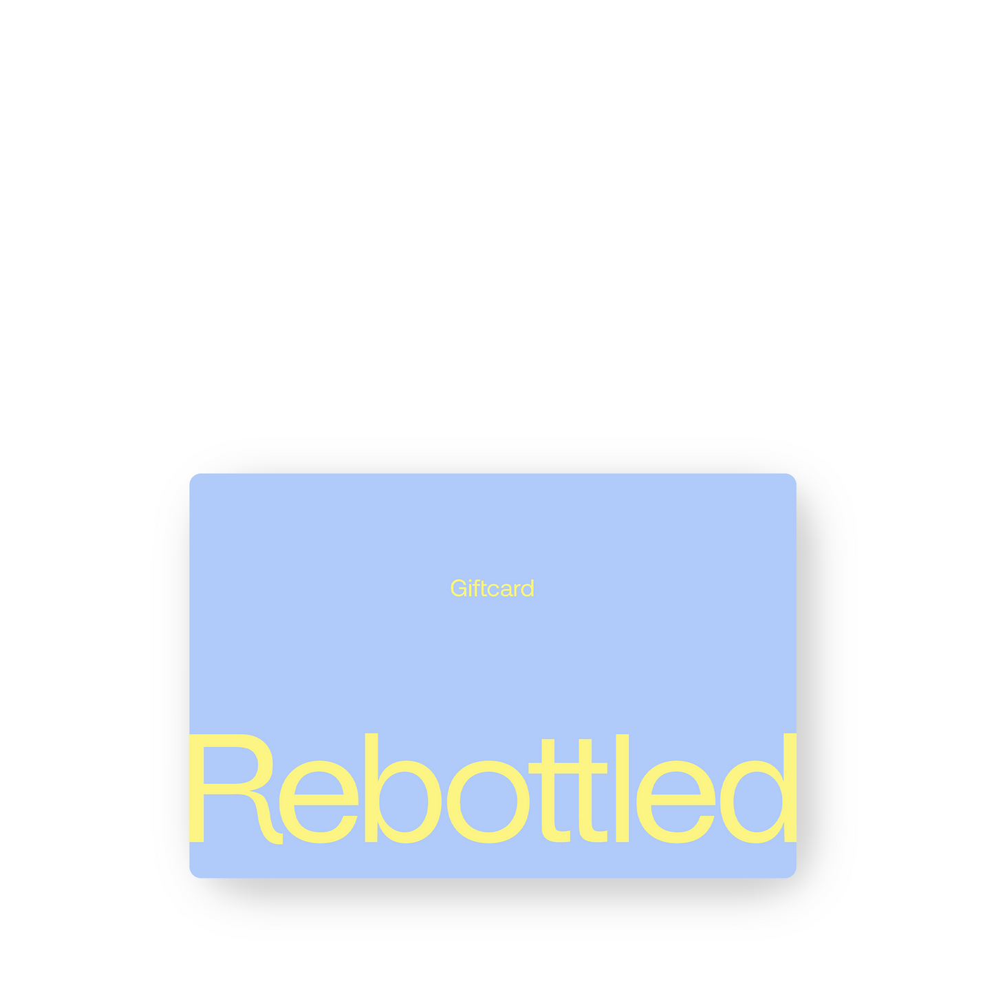 Rebottled gift card
