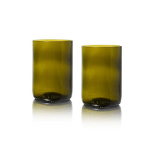 Charger l&#39;image dans la galerie, Rebottled highball glass olive
